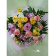 島根県益田市花一の花　バラとトルコキキョウの花束