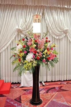 パーティー会場にスタンド花をお届けしました！｜「花一」　（島根県益田市の花キューピット加盟店 花屋）のブログ