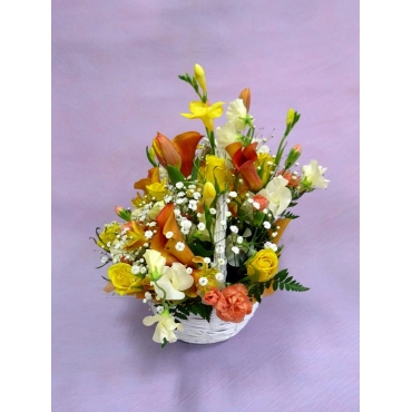 黄色・オレンジ系ミックス　アレンジメント